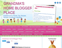 Tablet Screenshot of grandmahomebloggers.com